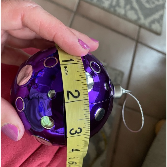 NIB Musical Shiny Purple Pop-open Snowman Ornament - Picture 6 of 6